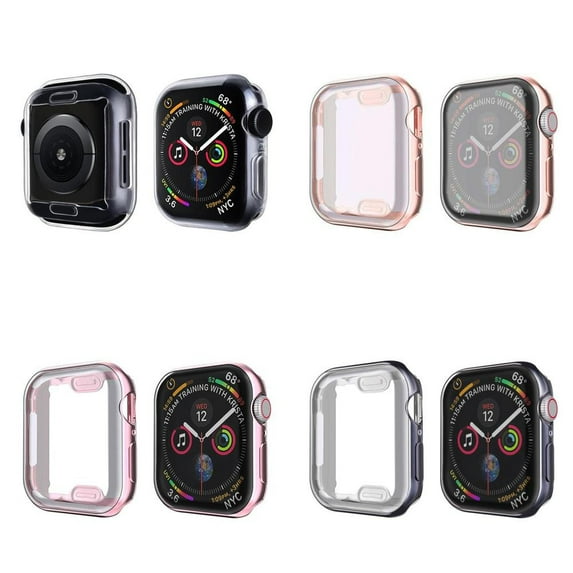 CIRUTVAL Soft Case Compatible with Apple watch Series 9 8 7 45mm 41mm/ 6 5 4 SE SE2 42mm 40mm / 3 2 1 40mm 38mm Case Cover Soft TPU Screen Protector Shell Protector Bumper for iWatch Sereies