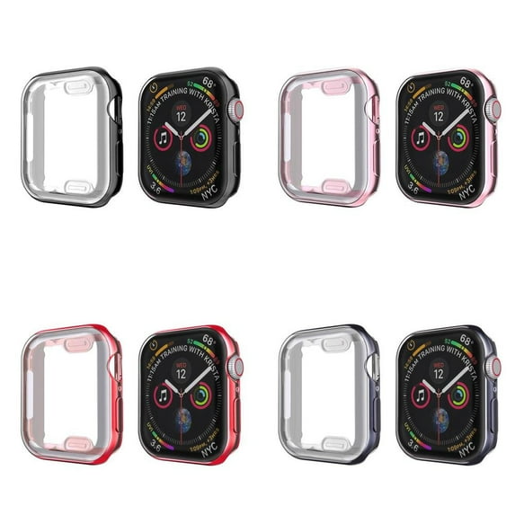 CIRUTVAL Soft Case Compatible with Apple watch Series 9 8 7 45mm 41mm/ 6 5 4 SE SE2 42mm 40mm / 3 2 1 40mm 38mm Case Cover Soft TPU Screen Protector Shell Protector Bumper for iWatch Sereies