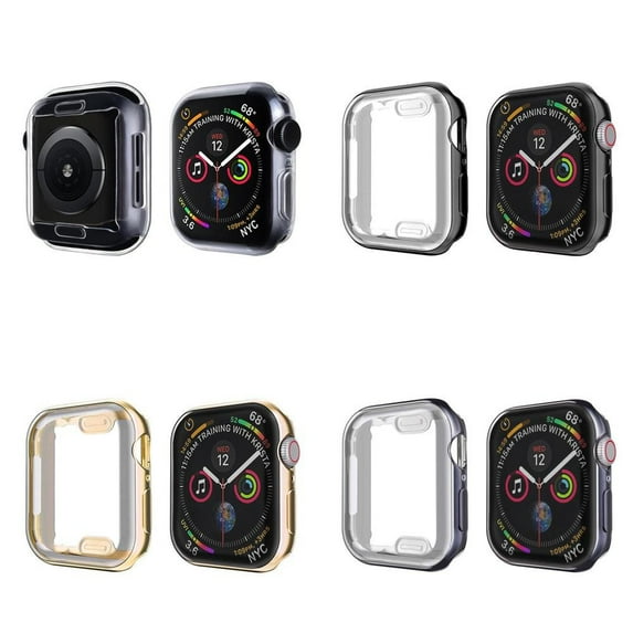 CIRUTVAL Soft Case Compatible with Apple watch Series 9 8 7 45mm 41mm/ 6 5 4 SE SE2 42mm 40mm / 3 2 1 40mm 38mm Case Cover Soft TPU Screen Protector Shell Protector Bumper for iWatch Sereies