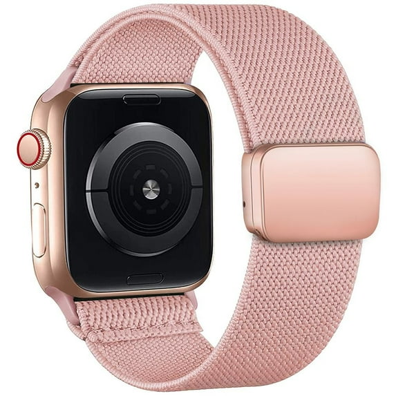 CIRUTVAL Stretchy Braided Loop Compatible with Apple Watch Band iWatch Bands 41mm 40mm 38mm 49mm 45mm 44mm 42mm Men Women, Elastic Nylon Magnetic Clasp for iWatch Ultra Series 9 8 7 SE 6 5 4 3 2 1