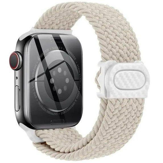 CIRUTVAL Stretchy Braided Solo Loop Wristbands Compatible with Apple Watch Bands 41mm 40mm 38mm 49mm 45mm 44mm 42mm Nylon Strap for iWatch Series 9 8 7 SE 6 5 4 3 2 1 Ultra