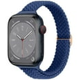 thumbnail image 1 of CIRUTVAL Stretchy Slim Braided Solo Loop Bands Compatible with Apple Watch Bands 41mm 40mm 38mm 49mm 45mm 44mm 42mm Women Men, Thin Nylon Wristband for iWatch Series 9 8 7 SE 6 5 4 3 2 1 Ultra, 1 of 12