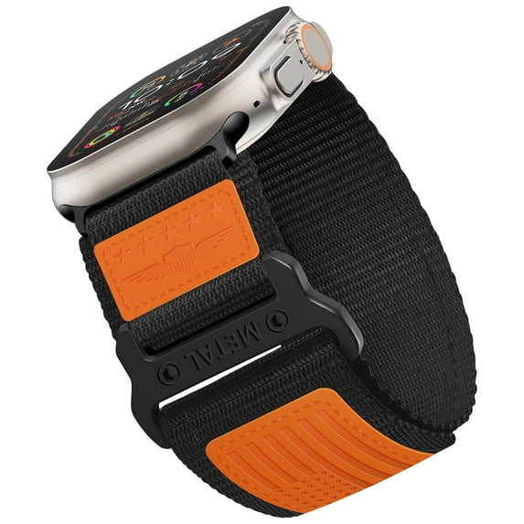 CIRUTVAL Trail Loop Band Compatible with Apple Watch Band iWatch Band 49mm 45mm 44mm 42mm Men Women, Adjustable Sport Loop Nylon Wristbands for iWatch Series 9 8 7 SE 6 5 4 3 2 1 Band