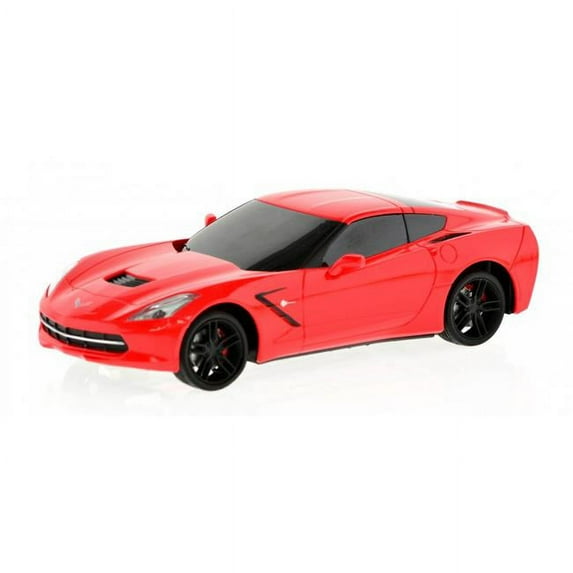 CIS-Associates 866-2429-R 1-24 Scale Licensed Chevrolet Corvette C7 with Decals, Red