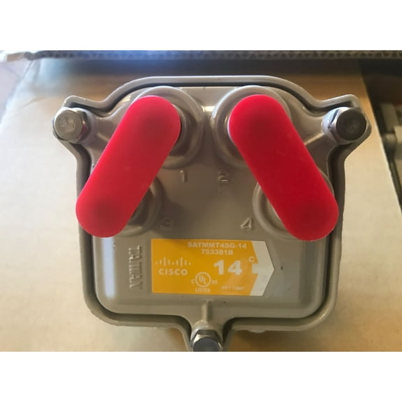 CISCO Surge-Gap Stretch Taps Multimedia 4 Way 14 dB Tap SATMMT4SG-14.