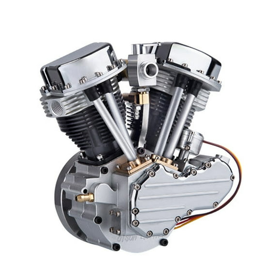 CISON FG-VT9 9cc V2 Twin-Cylinder 4-Stroke Air-Cooled Gas Engine for RC Motorcycles Adults Kids