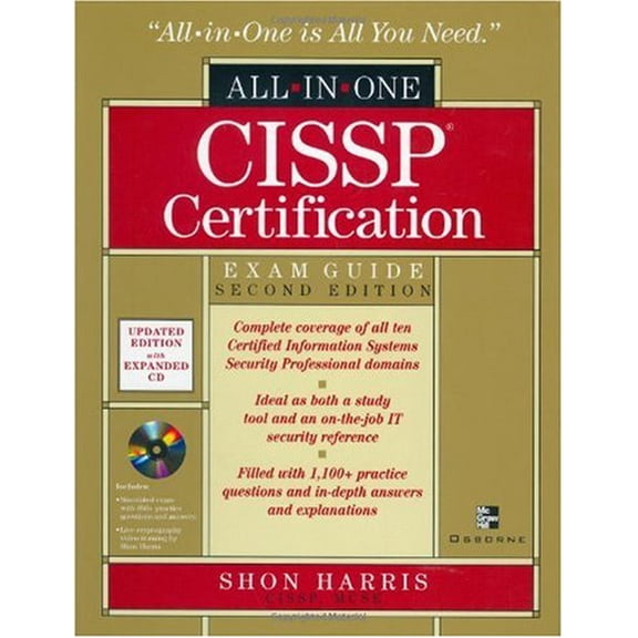Pre-Owned CISSP Certification Exam Guide [With CDROM] (Hardcover) 0072229667 9780072229660
