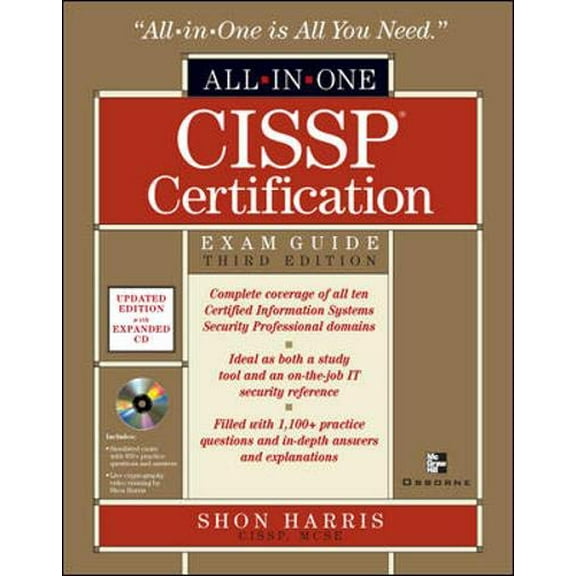 Pre-Owned CISSP All-In-One Exam Guide [With CDROM] (Hardcover) 0072257121 9780072257120