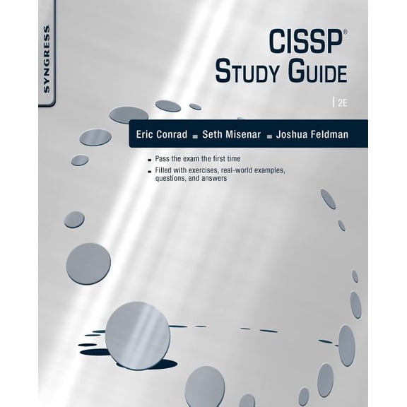 Pre-Owned CISSP Study Guide (Paperback) by Eric Conrad, Seth Misenar, Joshua Feldman