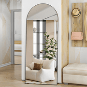 CISTEROMAN Arched Mirror Full Length Mirror 65”x24" Arch Floor Mirror Full Body Mirror Stand Wall Mirror for Bedroom Mirror Full length