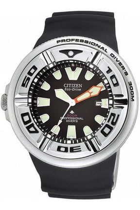 Eco-Drive Professional Diver Steel Rubber Men's Watch BJ8050-08E