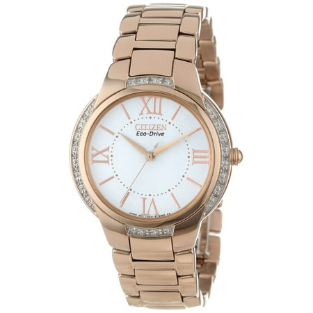 CITIZEN Women's EM0093-59A Ciena Eco-Drive Rose Gold Tone Watch