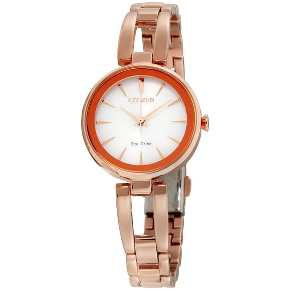 CITIZEN Women's EM0633-53A Axiom Rose Gold Bangle Bracelet Watch
