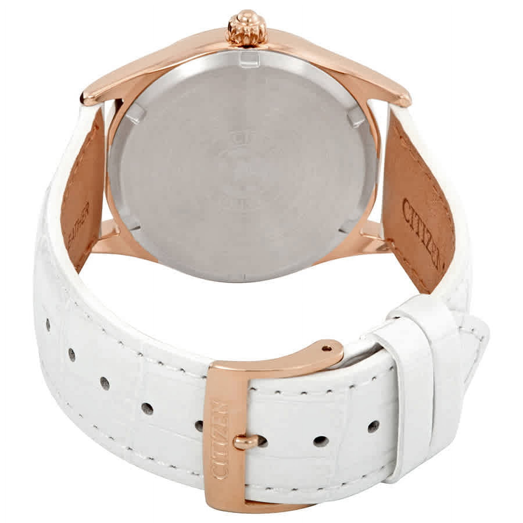 CITIZEN Women's EV1033-08D Corso Watch White 36mm Rose Gold Stainless Steel