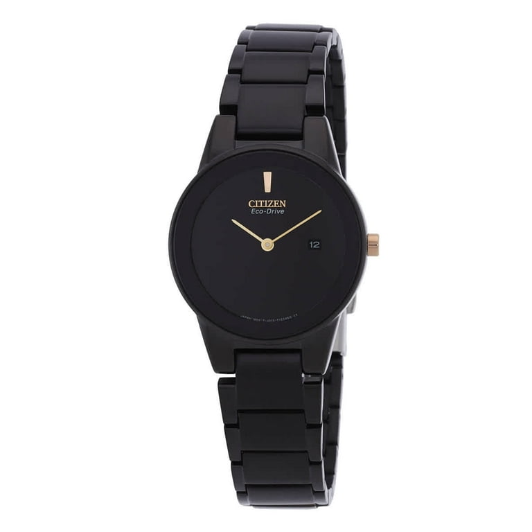 CITIZEN Women s Eco Drive Axiom Black Watch GA1055 57F Walmart