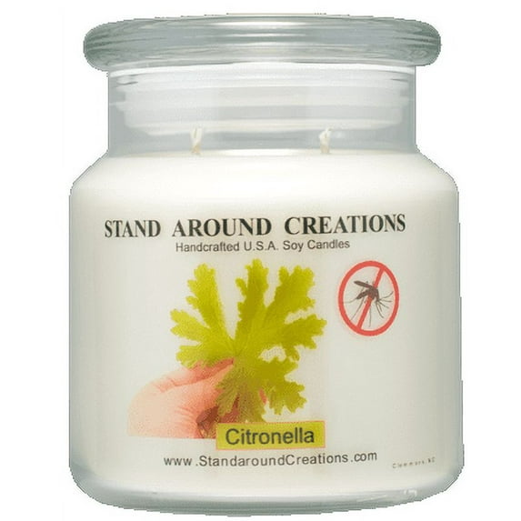 CITRONELLA APOTHECARY 16-OZ. ALL NATURAL SOY CANDLE