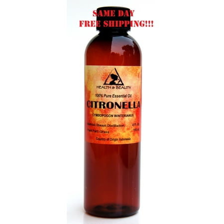 CITRONELLA ESSENTIAL OIL AROMATHERAPY 100% PURE NATURAL 4 OZ