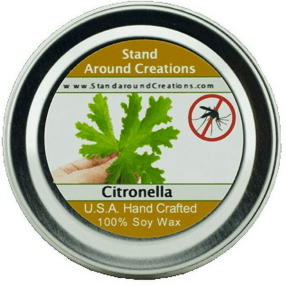 CITRONELLA TIN 2-OZ. ALL NATURAL SOY CANDLE