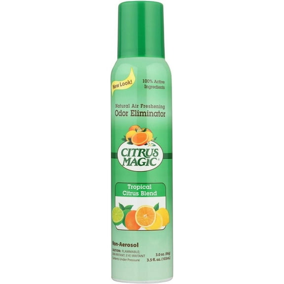 Citrus Magic Original Air Freshener Spray - Odor Eliminating, Fresh Citrus Scent - 3.5 Fl Oz