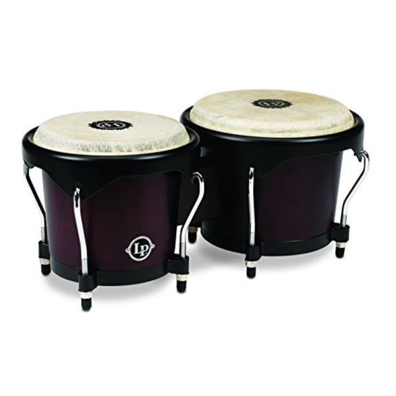 Latin Percussion City Bongos, Dark Wood Finish