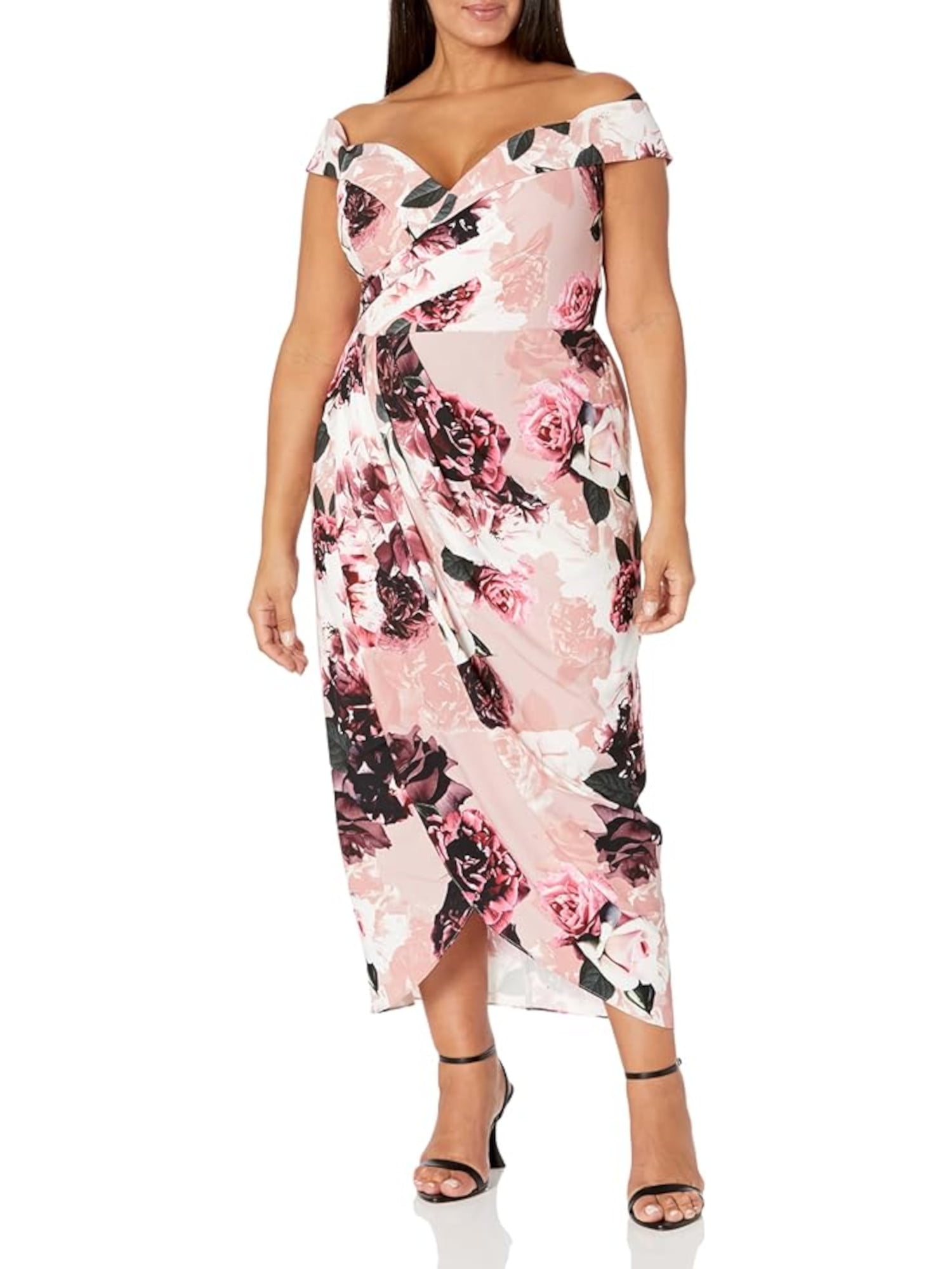 City chic pink floral dress online