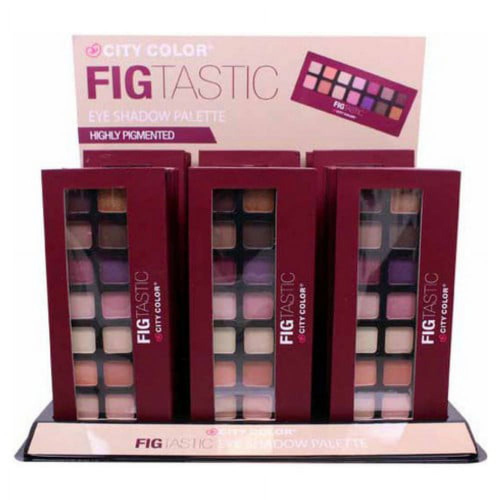 CITY COLOR Figtastic Palette 14 Shades Display Case Set 24 Pieces