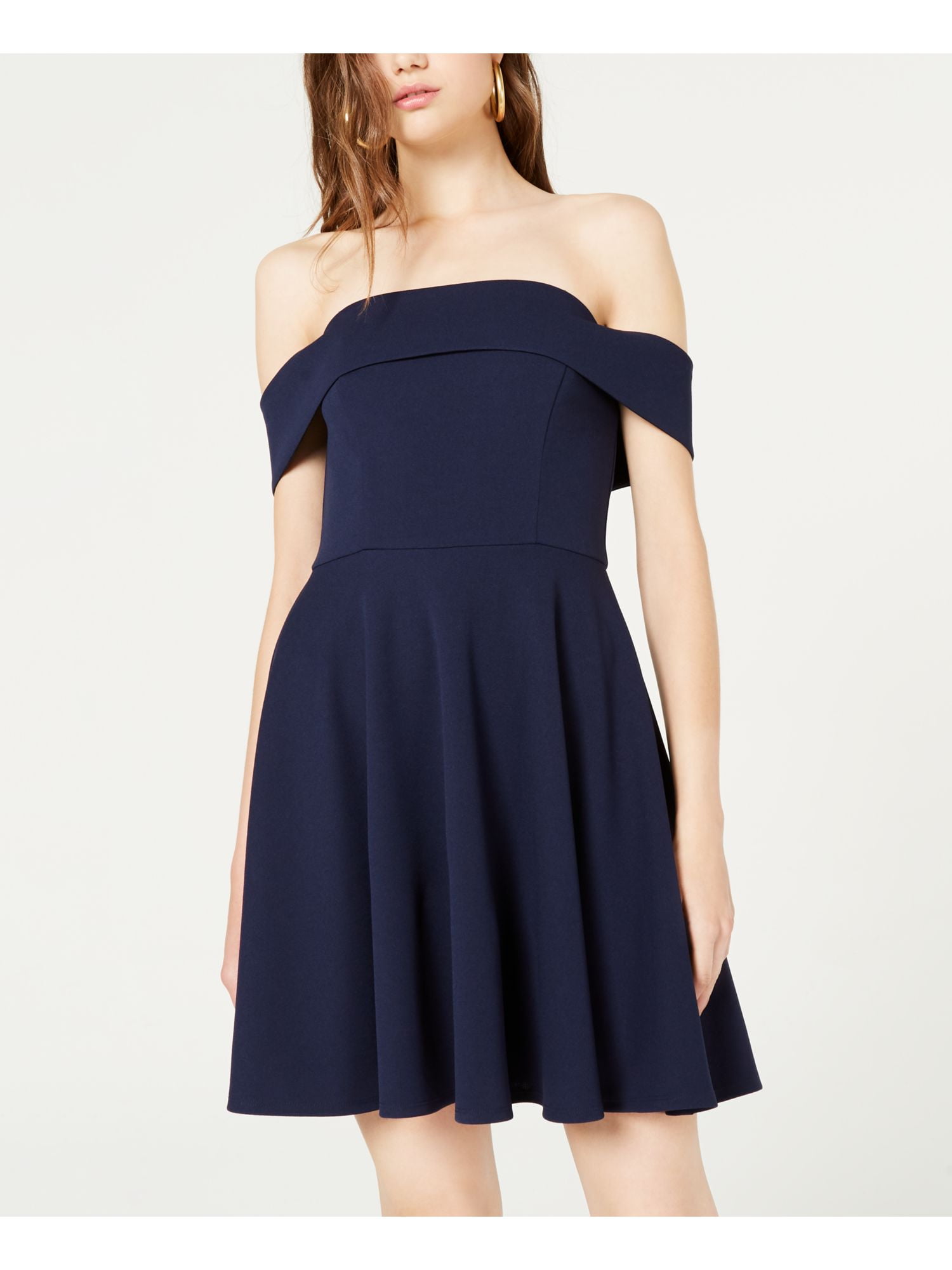 City studio navy blue dress discount
