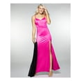 thumbnail image 1 of CITY STUDIO Womens Pink Spaghetti Strap V Neck Maxi Evening Body Con Dress Juniors 9, 1 of 3