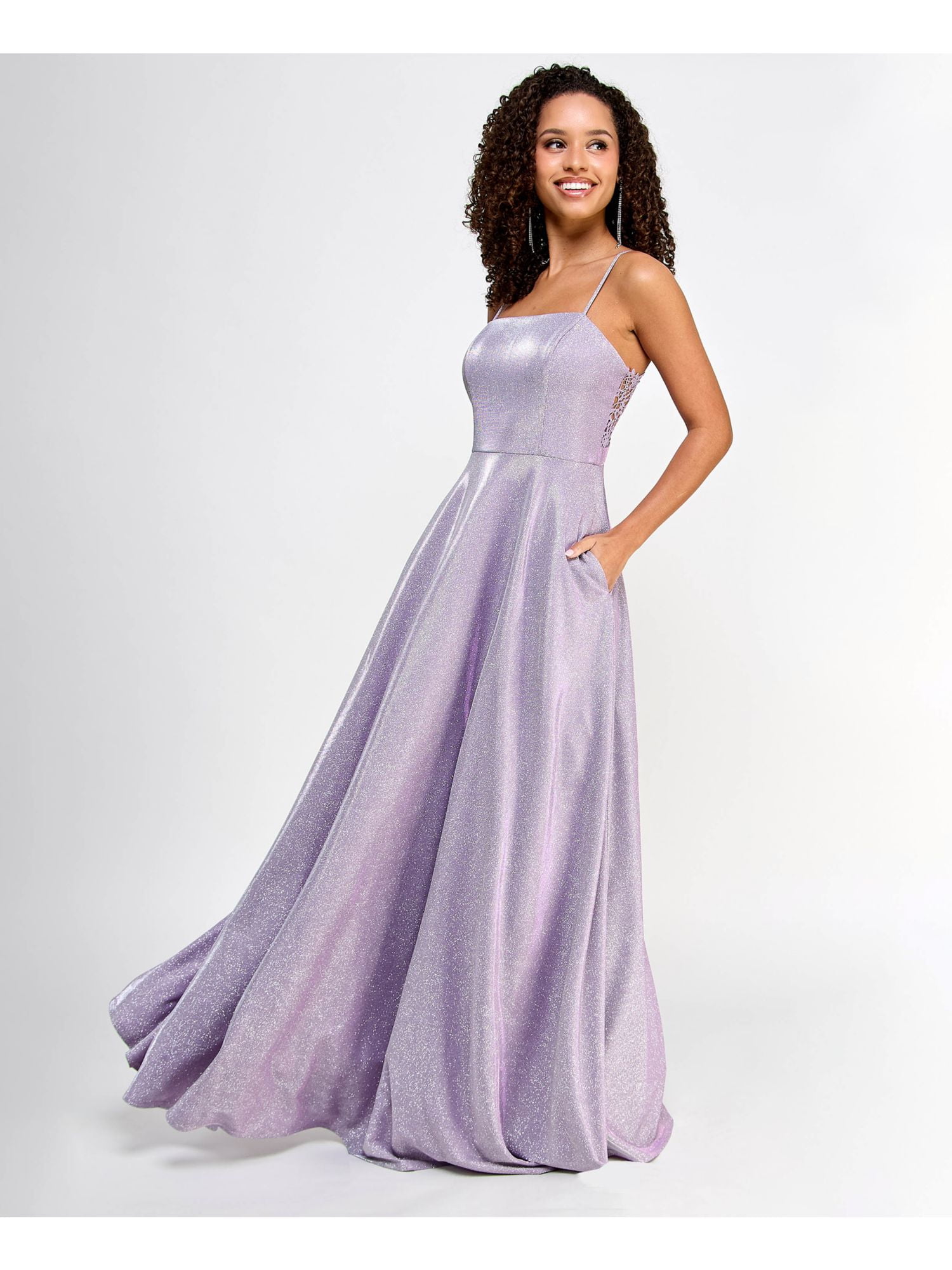Flare Dress City Studios Prom Dress City Studios Juniors' Glitter
