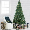 thumbnail image 1 of CITYLE 6ft Christmas Tree, Premium PVC Fir Artificial Holiday Christmas Tree, Ideal for Home, Office, and Xmas Party Decoration, Includes Metal Foldable Stand, 1 of 8