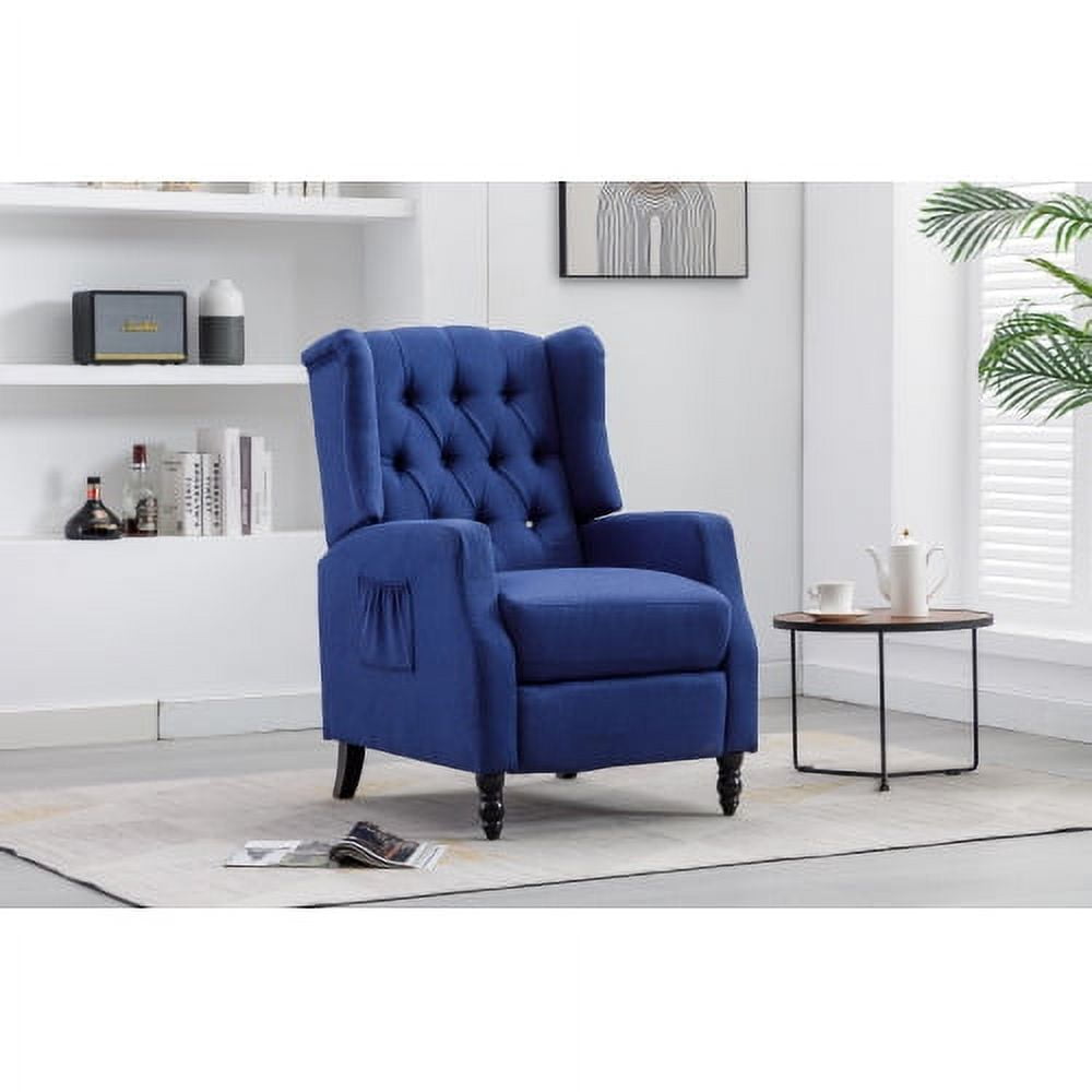 CITYLE Accent Reading Chair ButtonTufted Upholstered Comfy Mid Century Modern Chair with Velvet
