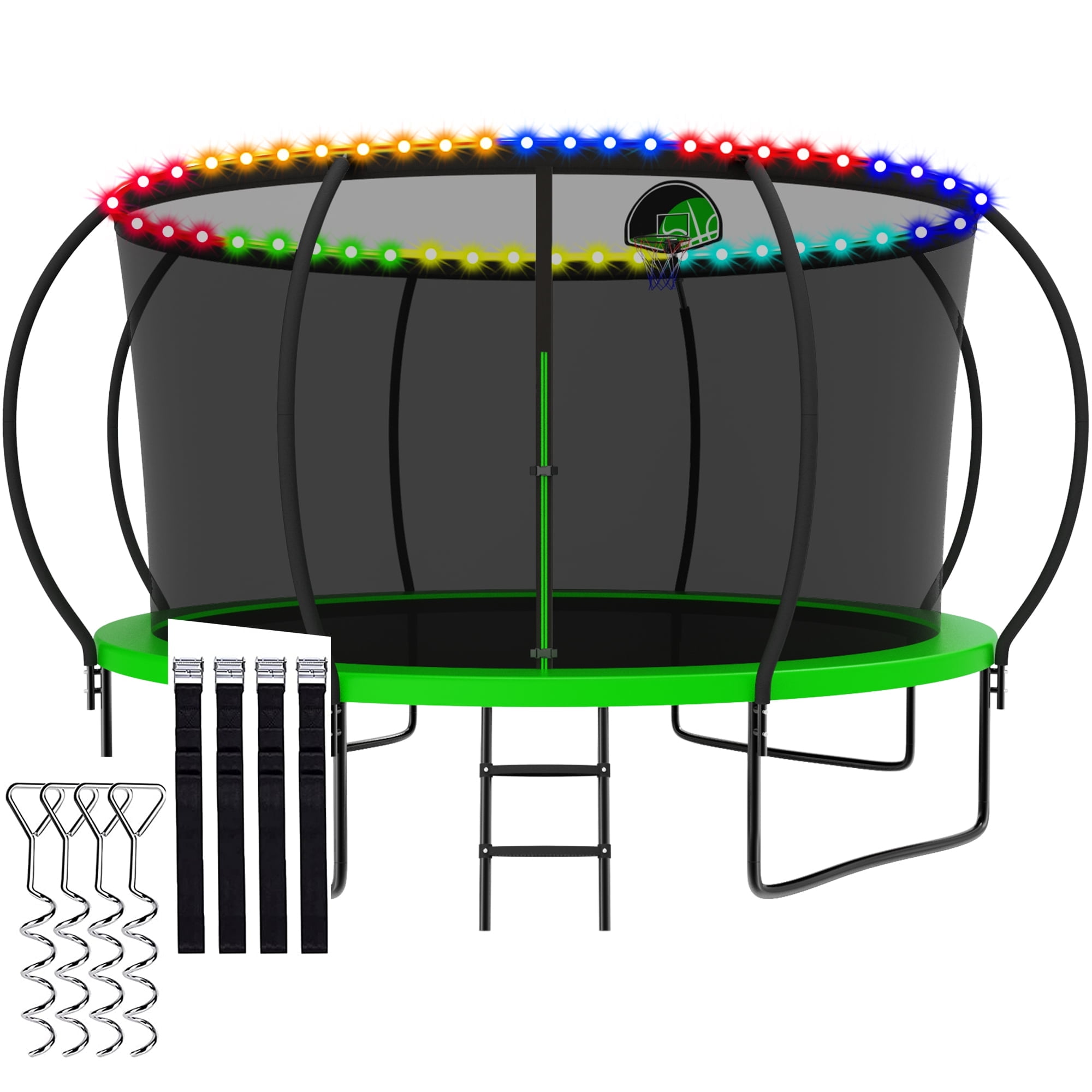 CITYLE Trampoline 12FT 14FT 15FT 16FT 1500LBS Trampoline for Adults
