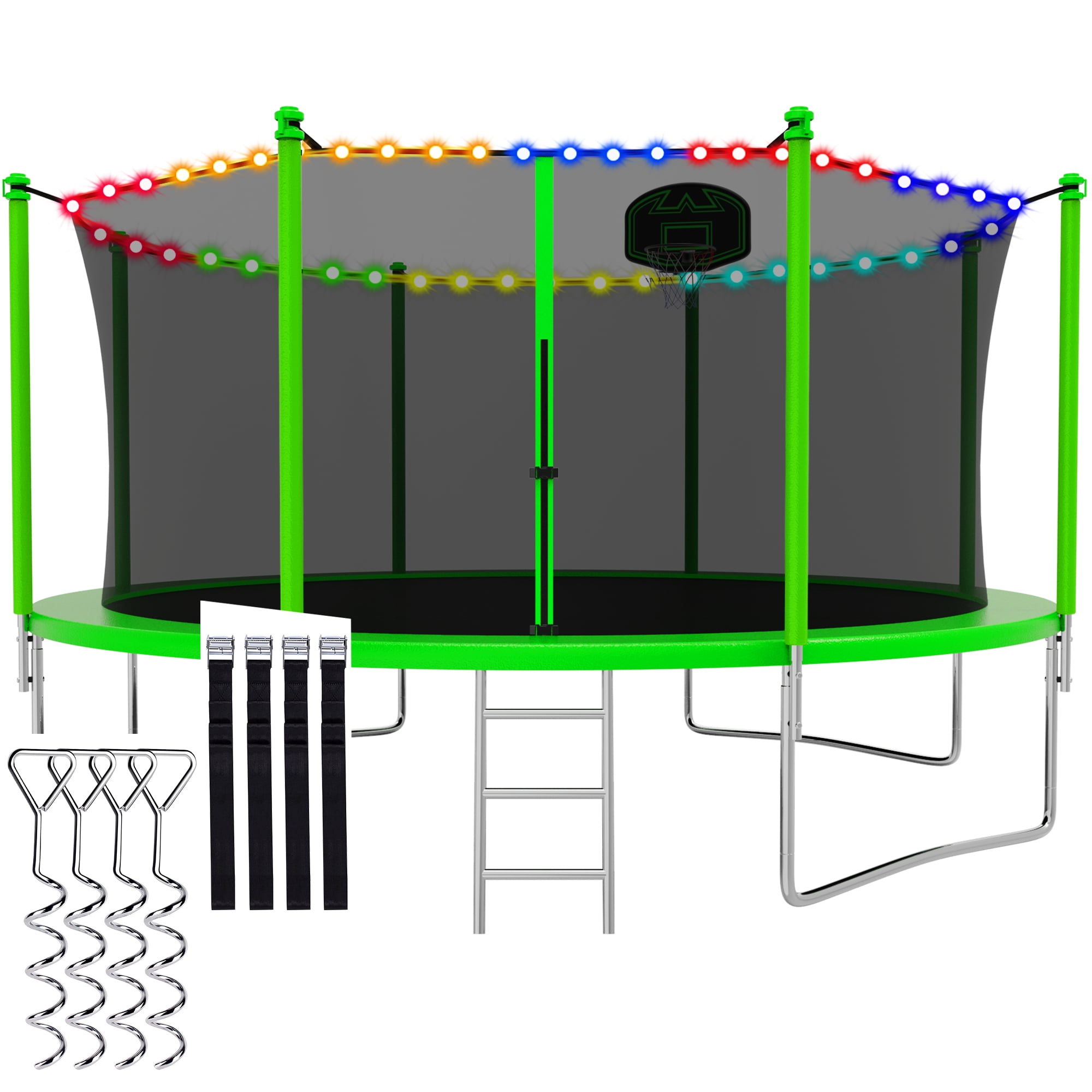 CITYLE Trampoline 12FT 14FT 15FT 16FT 1500LBS Trampoline for Adults