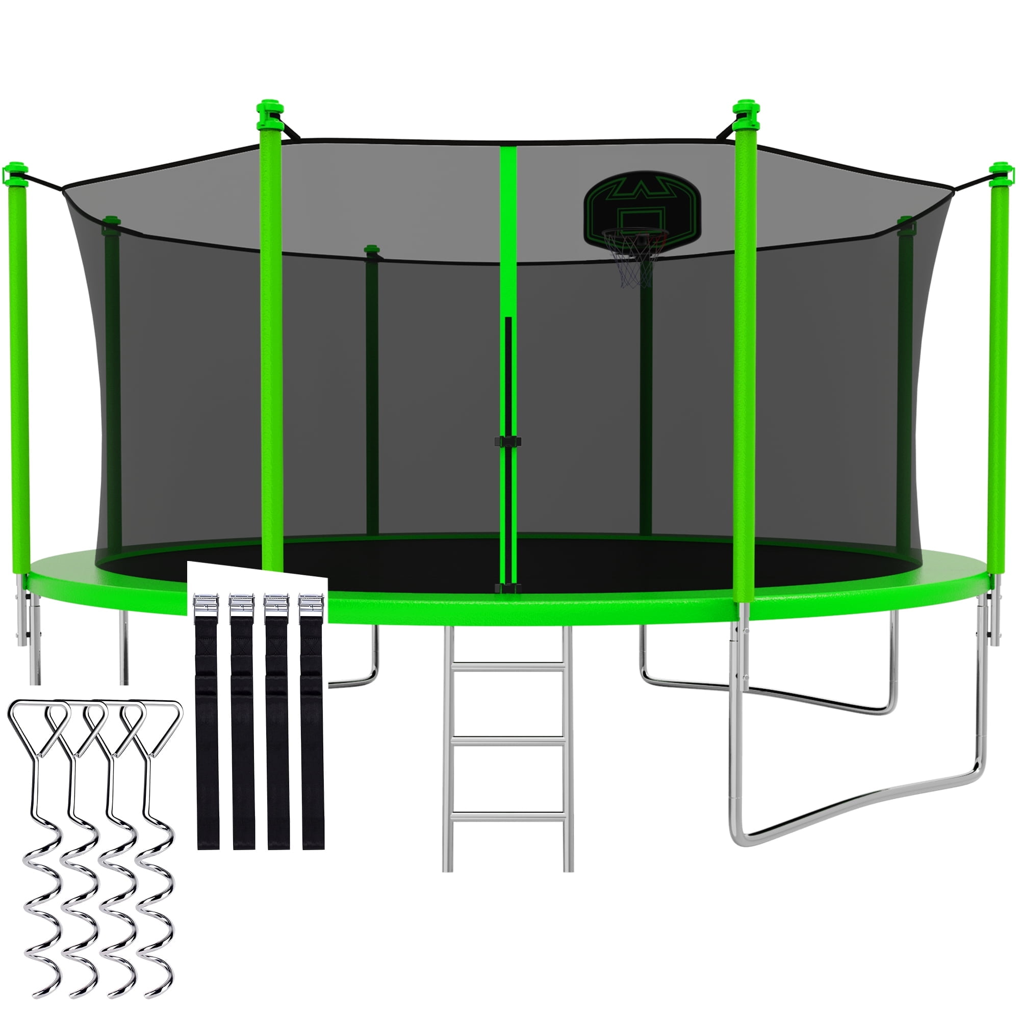 CITYLE Trampoline 12FT 14FT 15FT 16FT 1500LBS Trampoline for Adults