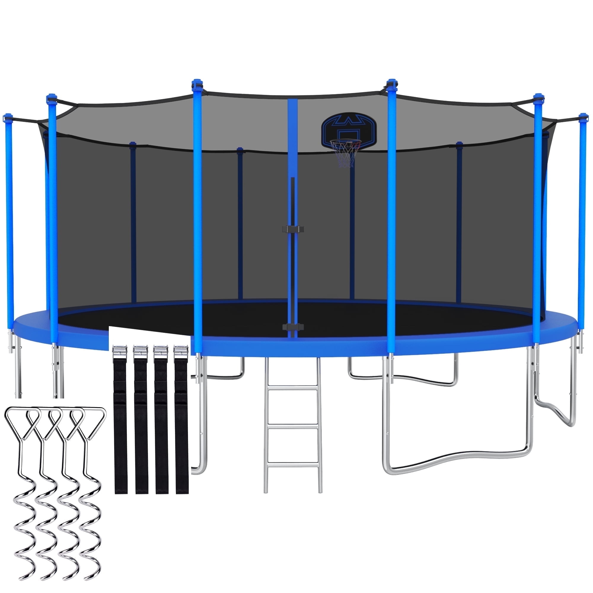 CITYLE Trampoline 12FT 14FT 15FT 16FT 1500LBS Trampoline for Adults