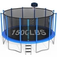 thumbnail image 1 of CITYLE Trampoline 16FT Trampoline for Adults and Kids, 1500LBS Outdoor Trampolines with Basketball Hoop and Enclosure Net, Heavy Duty Trampoline, Easy to Install & Last Long, Birthday Gift, 1 of 9