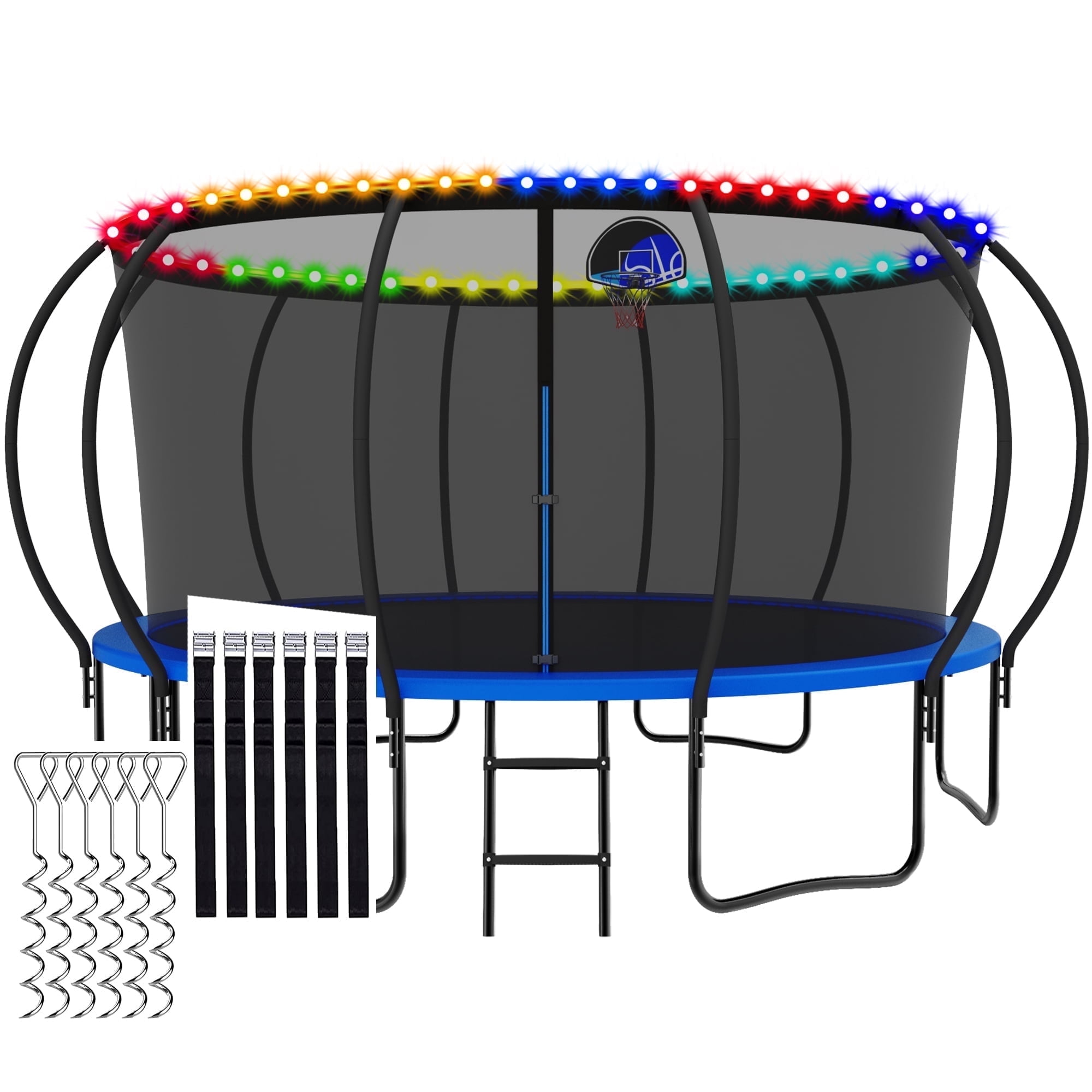 CITYLE Trampoline 15FT for Kids with Enclosure Net, 15FT Trampolines