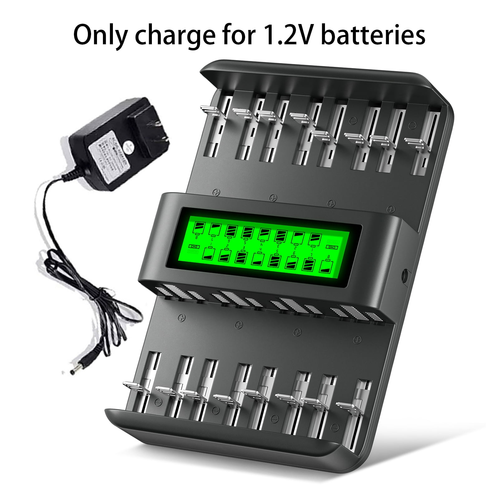 Acxico 1.2-24V Ni-Cd/Ni-MH Battery Charger Module - Constant Current, 4 Selectable Currents (50-300mA)