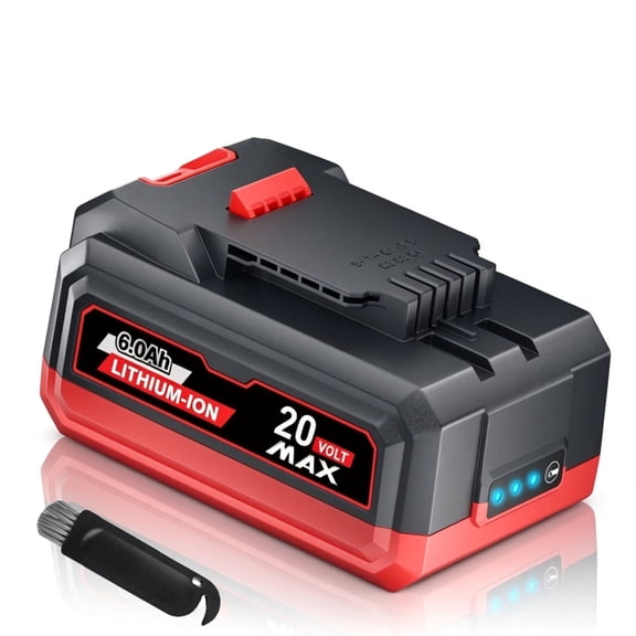 CITYORK 20V Bauer Cordless Tool Battery, 6.0Ah High Capacity Replacement for Bauer 20 Volt Power Tool Battery and Charger 1701C-B 1906C-B 2105C-B 2108C-B 2109C-B 2506C-B etc.
