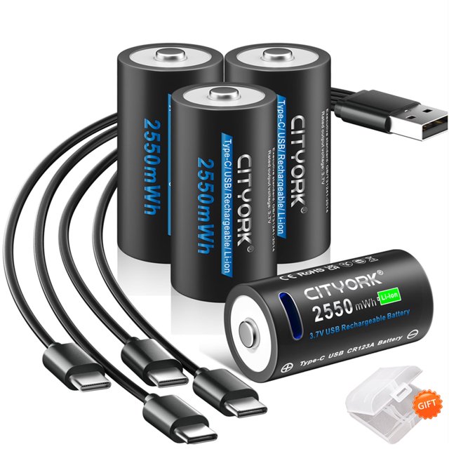 CITYORK 21700 Lithium Batteries ,6 Pack 4000mAh Lithiumion TYPEC