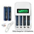 thumbnail image 1 of CITYORK 6 Pack AAA 1100mAh 1.2V Ni-MH Rechargeable Batteries with Battery Case with 4 Bay AA AAA LCD Smart 1.2v NiMH/NiCd Charger, 1 of 8