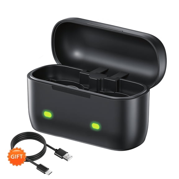 CITYORK Dual Bay Whoop Battery Pack Charger Box, Compatible with Whoop Battery Pack 5.0 and Whoop Battery Pack 4.0, Non-Interchangeable Slots (Left: 4.0 Only / Right: 5.0 Only)