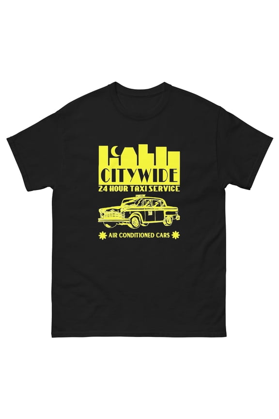 CITYWIDE TAXI SERVICE T SHIRT by RACE CITY RETRO CHECKER CAB