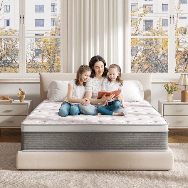 CIUANCE Gel Memory Foam Hybrid Mattress in a Box 12 inch Full Queen