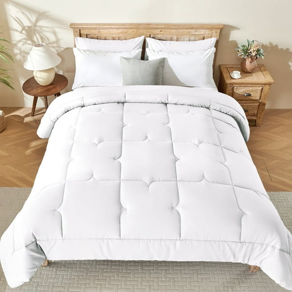 CIVETET 2-Piece Twin/Twin XL Comforter Set - All-Season Down Alternative Bedding Bundle with Pillow Sham, Premium Soft Bedding Set Machine Washable