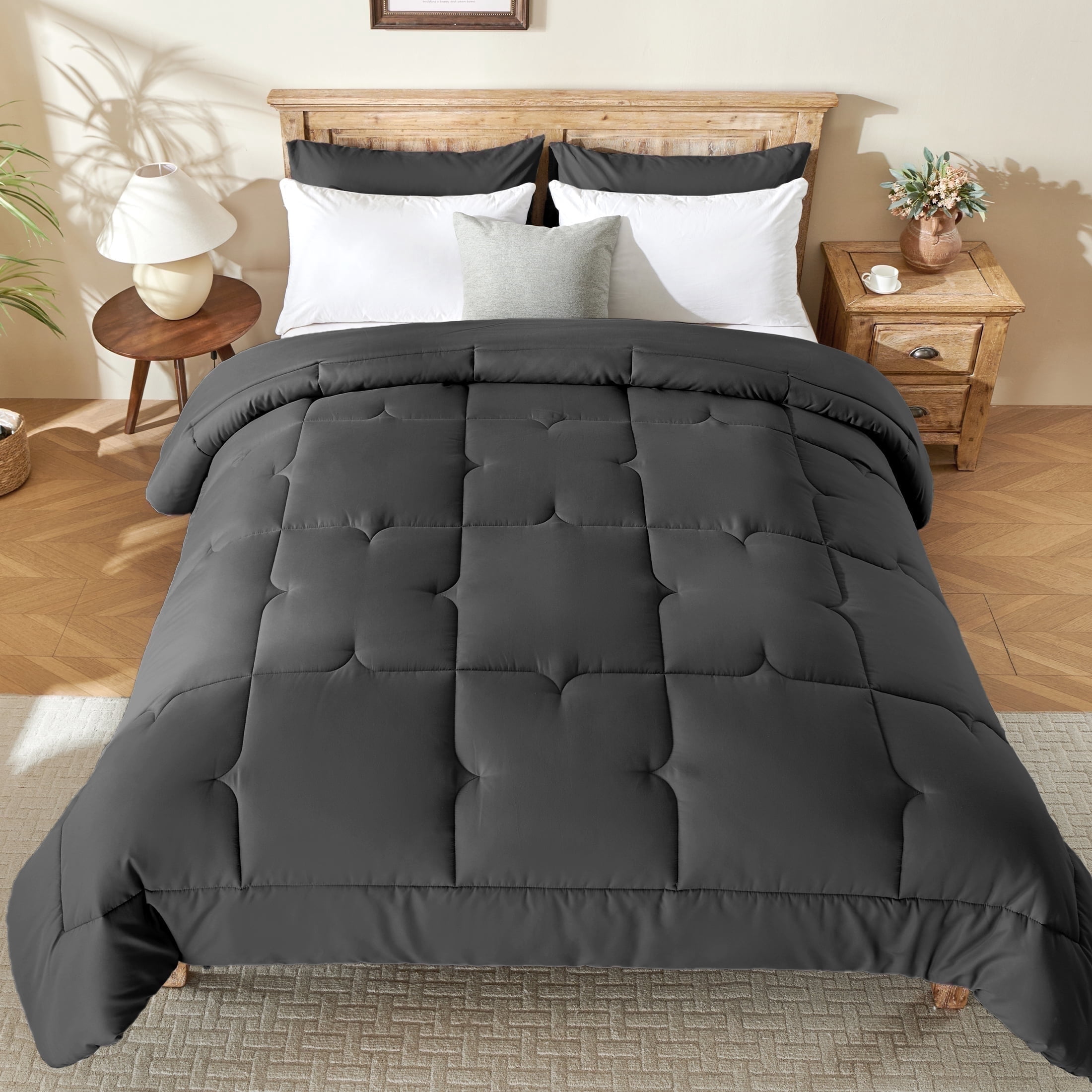CIVETET 2-Piece Twin/Twin XL Comforter Set - All-Season Down Alternative Bedding Bundle with Pillow Sham, Premium Soft Bedding Set Machine Washable