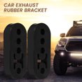 thumbnail image 1 of CIVG 2pcs Exhaust Hangers Universal Rear Exhaust Repair Hanger 4 Holes 12mm Car Exhaust Mount Brackets High Density Rubber Muffler Hanger for Protecting Car Exhaust System (Black), 1 of 8