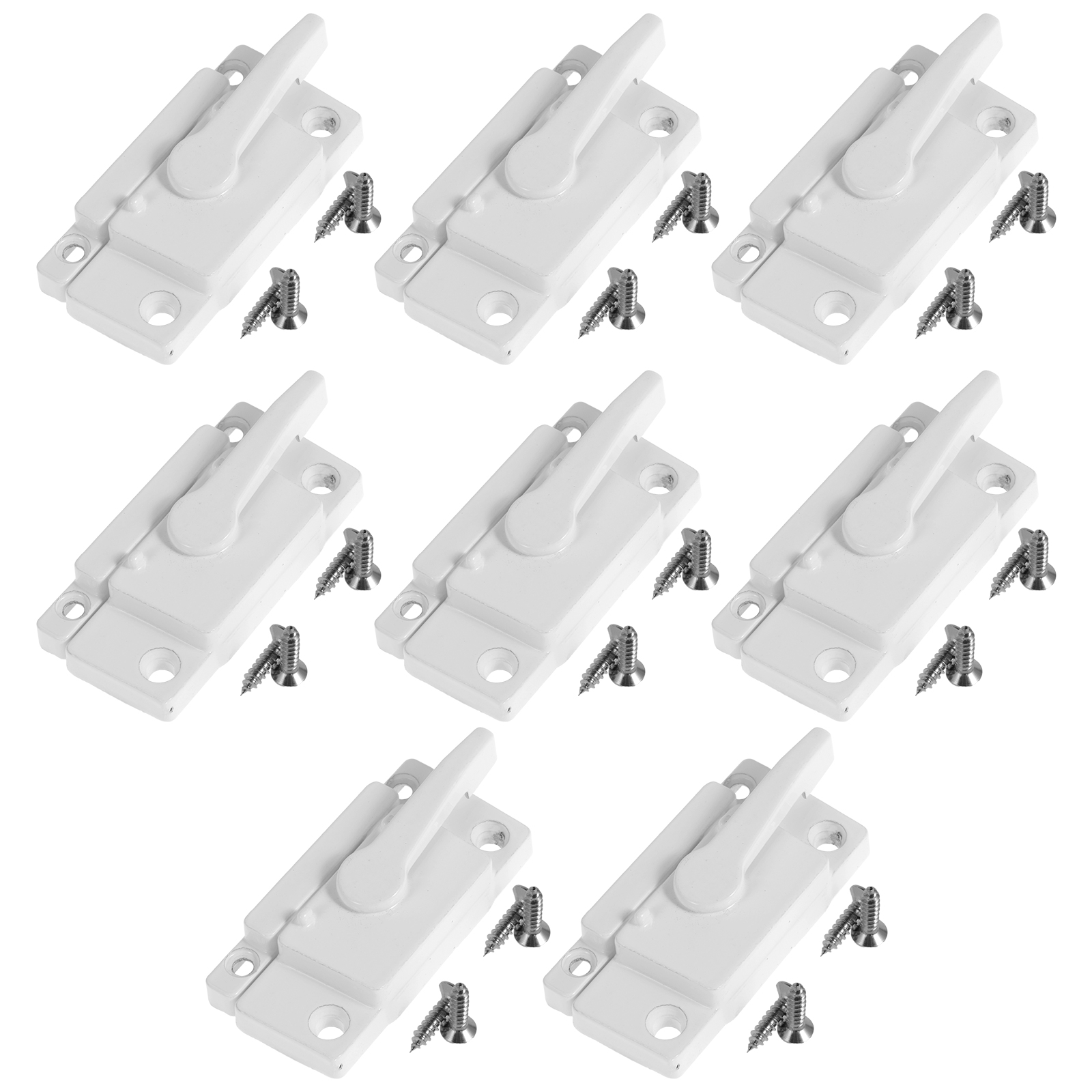 CIVG 4/8Pcs Window Sash Locks Zinc Alloy Window Latches Replacement