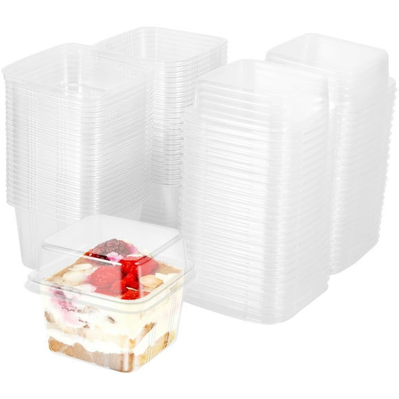 Clear Plastic Dessert Containers