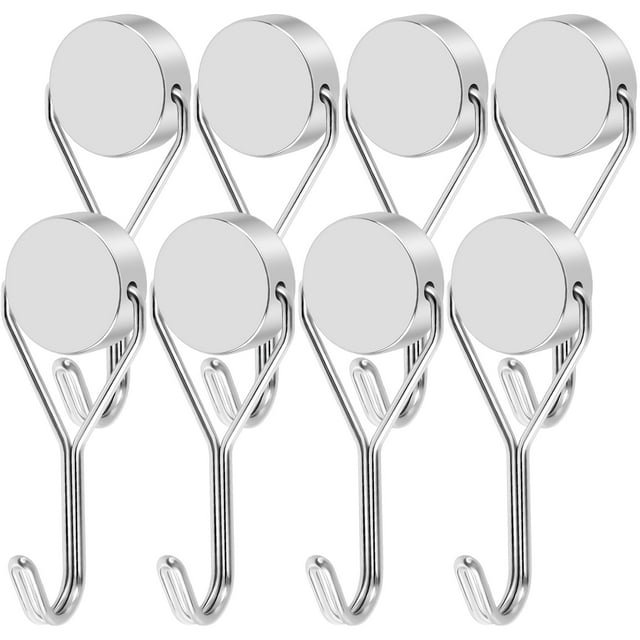 CIVG 8pcs 360° Swivel Hooks Heavy Duty Hanging Hooks